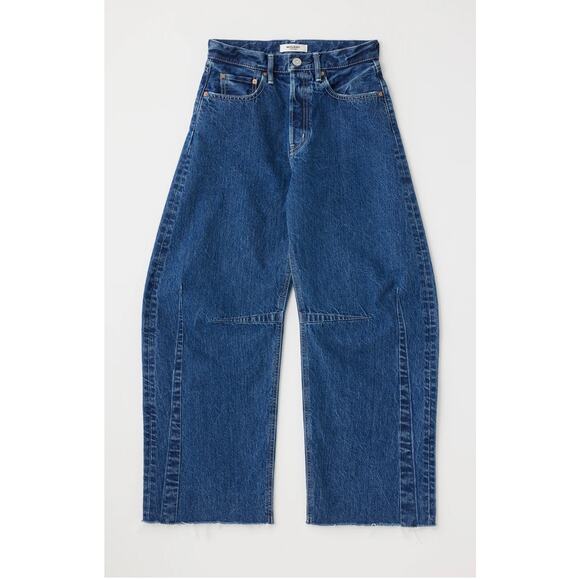 Moussy Vintage Orchards Cocoon Pants Jeans in 110 Blue 31 - Picture 6 of 7